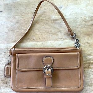 Coach Tan Leather Mini Shoulder Bag